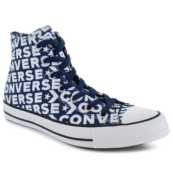 Unisex Converse Ctas High Top Navy White - Picture 2 of 6
